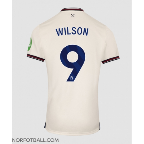 Billige Fotballdrakt West Ham United Callum Wilson #9 Replika Bortedrakt 2025-26 Kortermet Billige Fotballdrakt West Ham United Callum Wilson #9 Replika Bortedrakt 2025-26 Kortermet